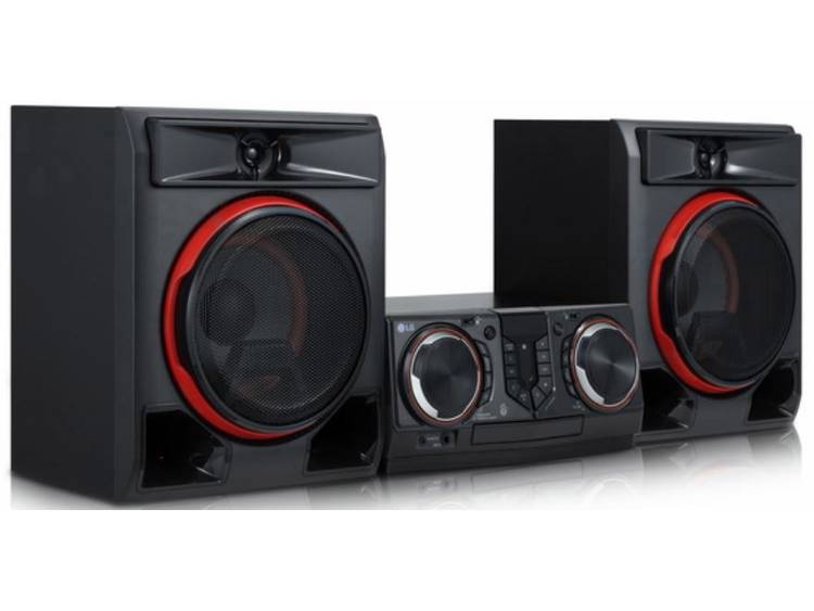 LG Electronics CL65 Karaokesysteem AUX, Bluetooth, CD, FM Incl. karaoke-functie Zwart