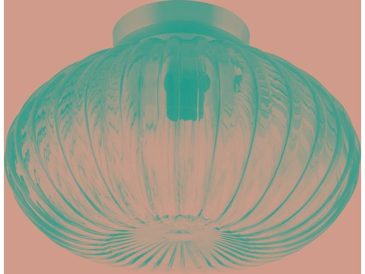Plafondlamp LED E27 40 W Rook-grijs, RVS LEDVANCE Vintage Edition 1906 Carved Pumpkin 4058075217140