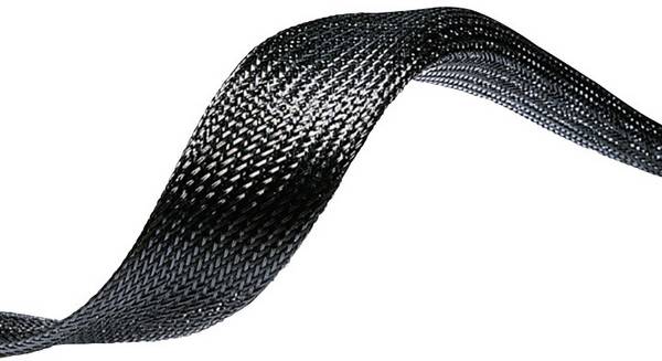 HellermannTyton 170-00060 HEGPX06-PET-BK Gevlochten slang Zwart Polyester  3 tot 10 mm per meter