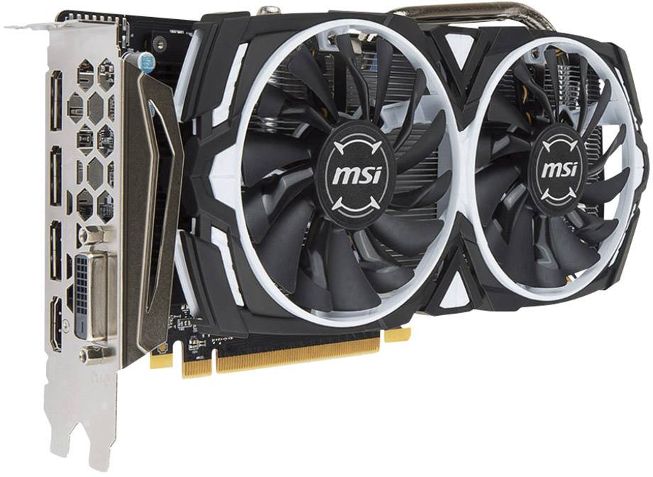 MSI Gaming Videokaart AMD Radeon RX 570 Armor Overclocked ...