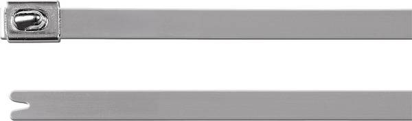 HellermannTyton 111-94339 MBT33H-SS316-ML Kabelbinder 838 mm 7.90 mm Zilver Met kogelsluiting, UV-gestabiliseerd 1 stuk(s)