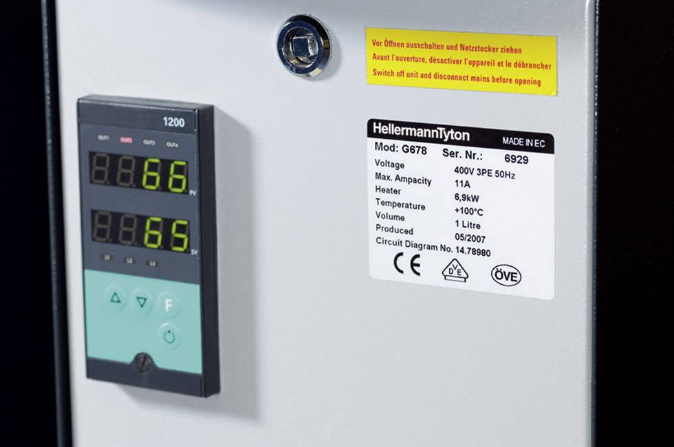 HellermannTyton 596-71204 TAG97TD1-1204-SR-1204-ML Etiket voor laserbedrukking – Foto 2 van 2