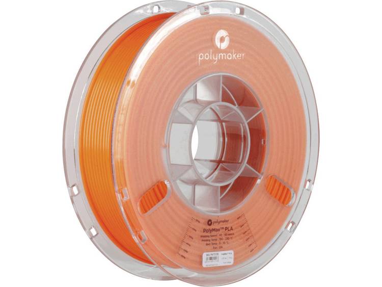 Polymaker 70154 Filament PLA kunststof 1.75 mm Oranje 750 g