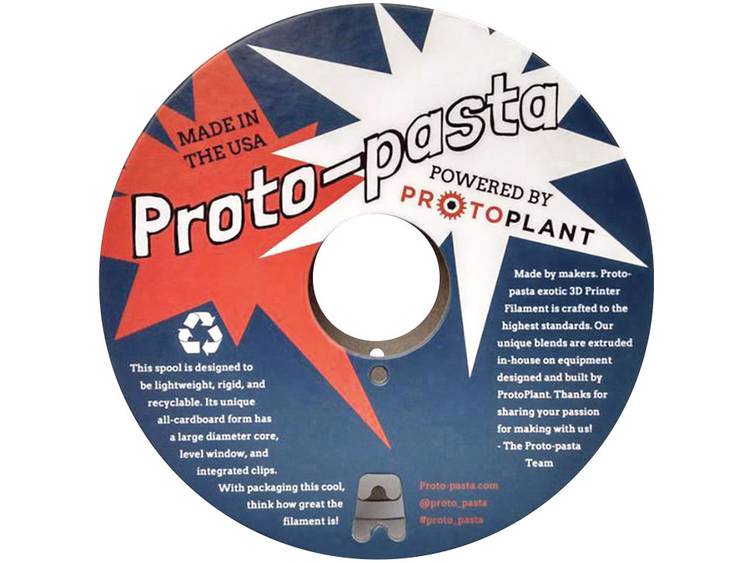 Proto-Pasta CDP12805 Filament PLA kunststof 2.85 mm Zwart 500 g