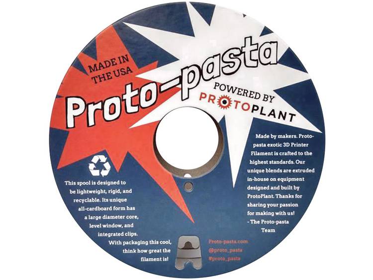 Proto-Pasta SSP12805 Filament PLA kunststof 2.85 mm Grijs 500 g