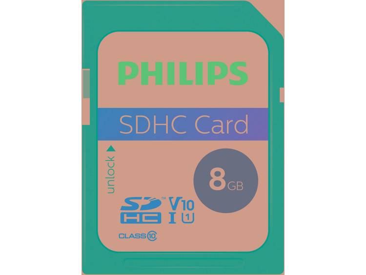 Philips SDHC-kaart 8 GB Class 10