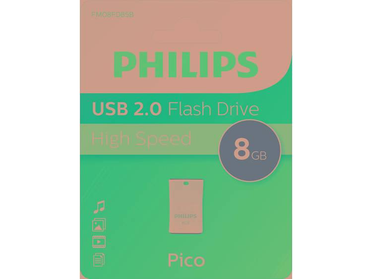 Philips PICO USB-stick 8 GB USB 2.0 Groen FM08FD85B-00