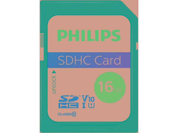 Philips SDHC-kaart 16 GB Class 10