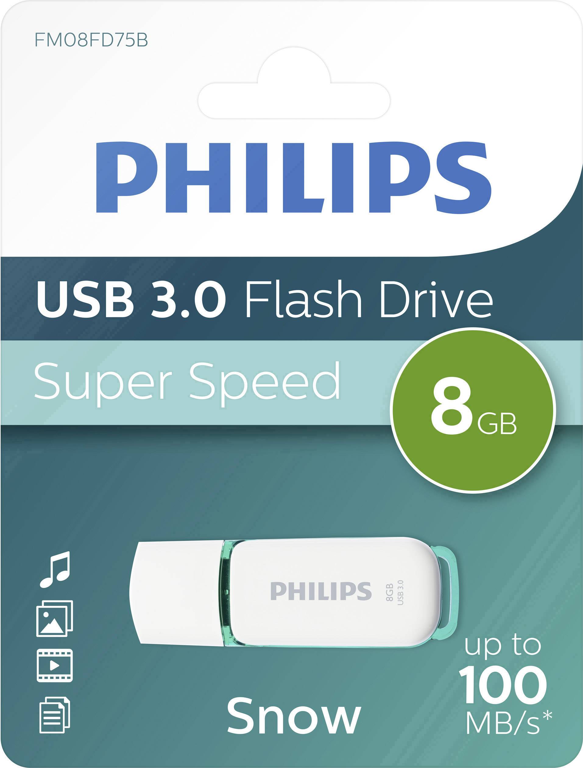 Philips USB 3.0 8GB Snow Edition Spring Green-9