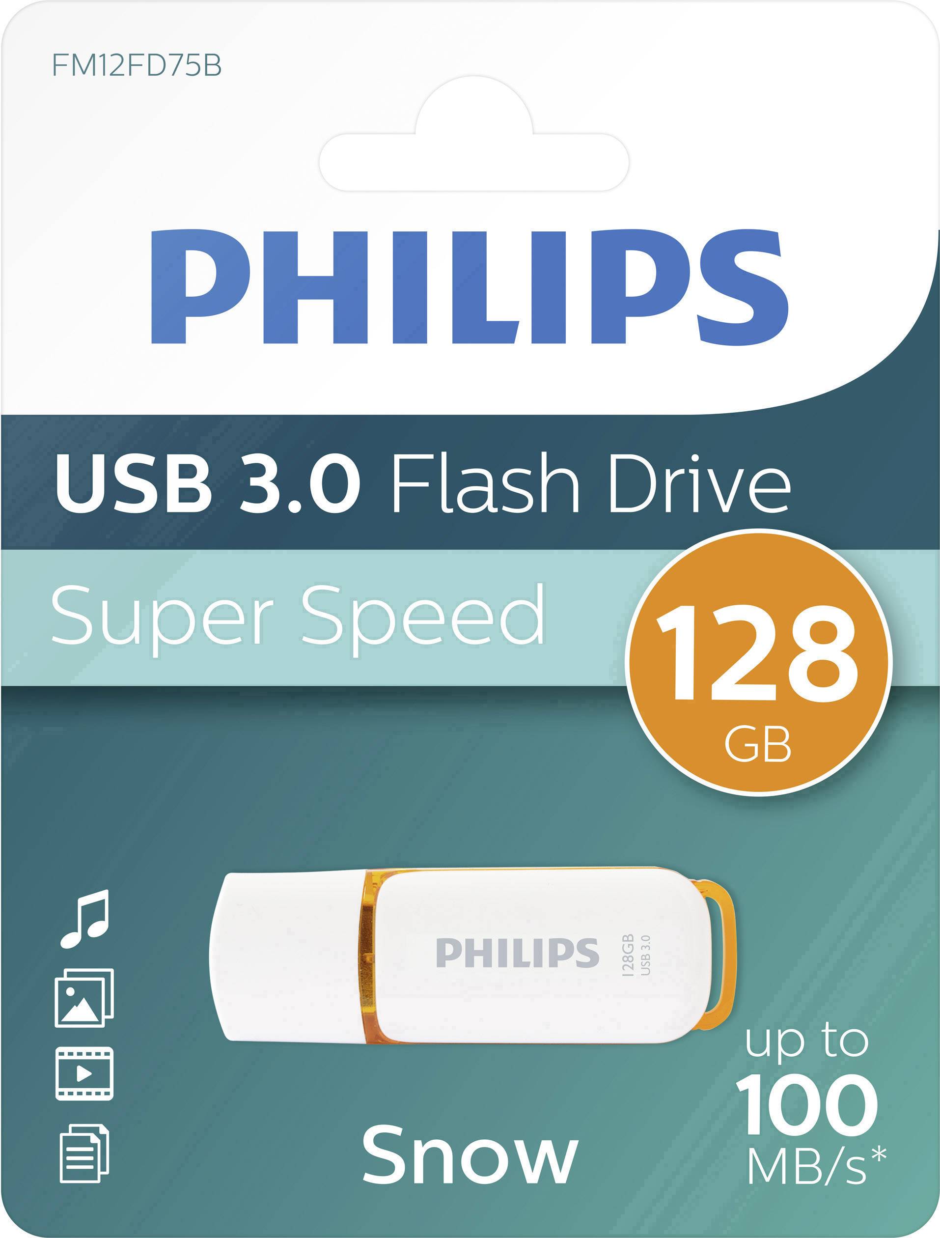 Philips SNOW USB-stick 128 GB Bruin FM12FD75B/00 USB-A 3.2 Gen 1-4