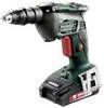 Metabo SE 18 LTX 6000 620049500 Droogbouw accuschroevendraaier LiHD Incl. 2 accu's, Incl. accessoires