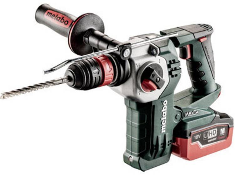 Accucombihamer Metabo KHA 18 LTX BL 24 Quick LiHD Incl. 2 accus, Incl. accessoires