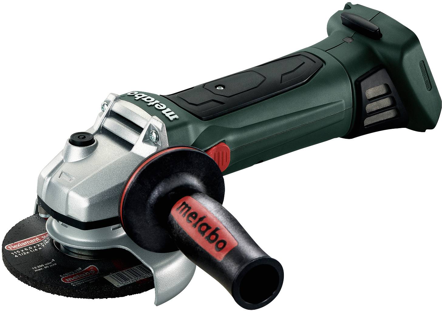 Metabo W 18 LTX 125 Quick 602174890 Haakse accuslijper 125 mm Zonder accu 18 V