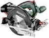 Metabo KS 18 LTX 57 Accu-cirkelzaag Zaagdiepte 90° (max.) 57 mm Incl. 2 accu's, Incl. lader, Incl. parallelaanslag 8 Ah