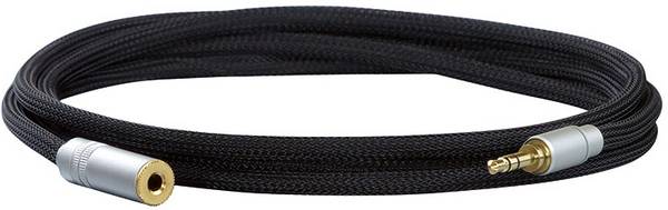 Dynavox 207379 Audio Verlengkabel [1x Jackplug female 3,5 mm - 1x Jackplug male 3,5 mm] 3.00 m Zwart