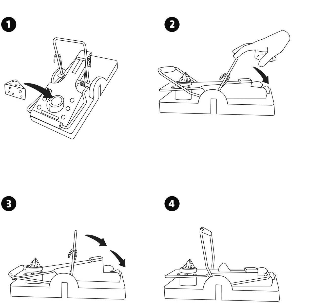 Gardigo mouse-trap Muizenval Functies: Lokstof 2 stuk(s)-10