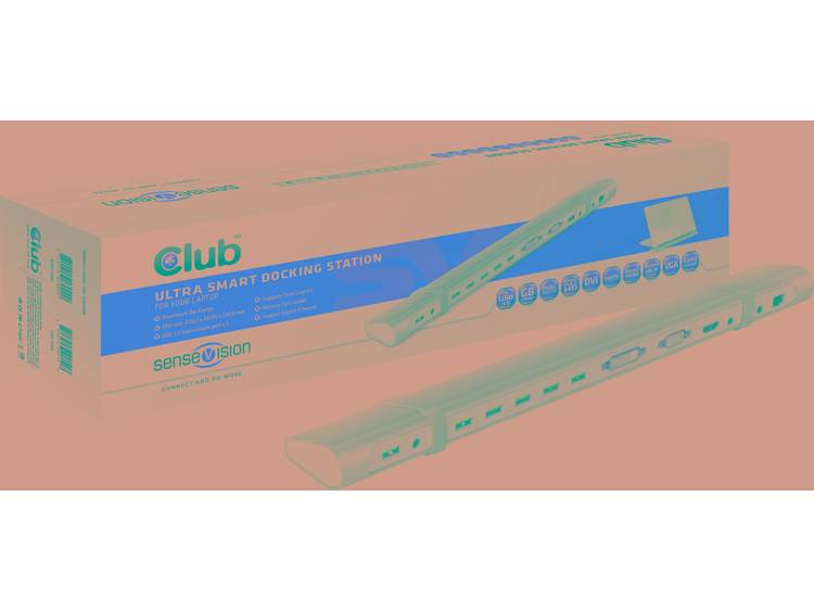 CLUB3D Club3D DockSt UltraSmart USB3 ->5xUSB3-HDMI-DVI-LAN white retail (CSV-3242HDA)