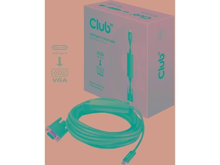 CLUB3D cac-1512 usb C VGA Zwart