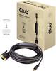 club3D CAC-1512 USB-C-displaykabel USB-C / VGA Adapterkabel USB-C stekker, VGA-stekker 15-polig 5.00 m Zwart Vlambestendig