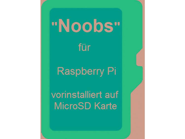 Raspberry PiÂ® Noobs Besturingssysteem 64 GB Geschikt voor: Raspberry Pi