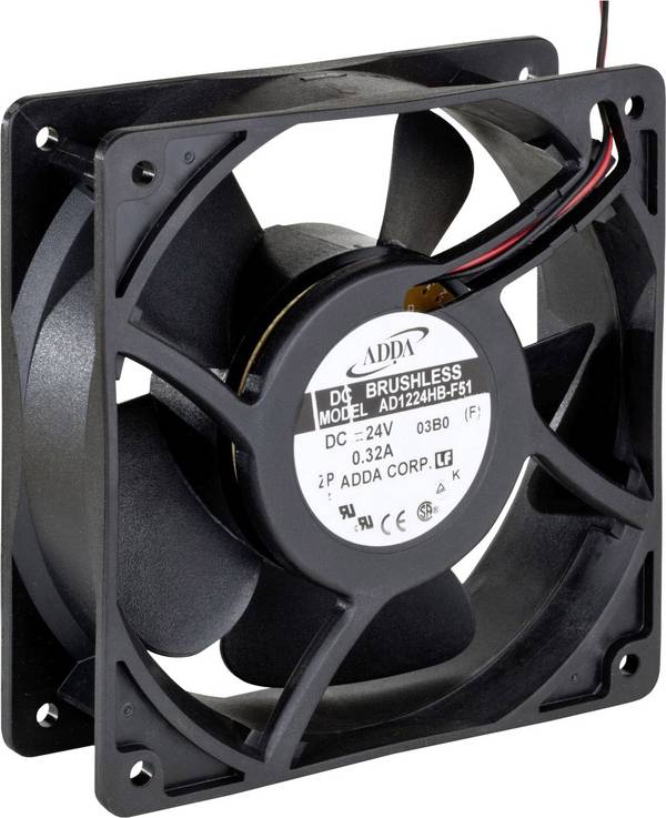 SEPA AD1224UB-F5B(N21Q) Axiaalventilator 24 V/DC (l x b x h) 120 x 120 x 38.5 mm