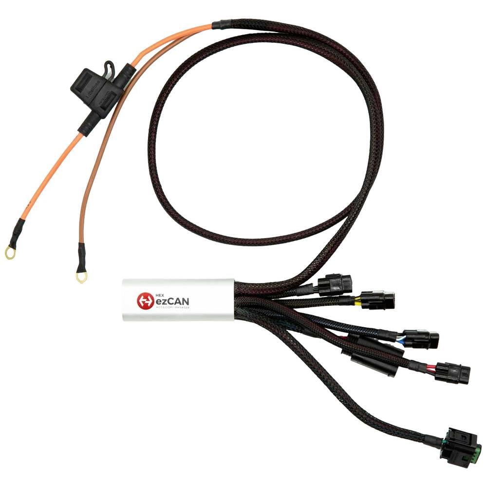 HEX ezCAN für BMW R1200 LC 1250 LC 80231 4-kanaals randapparatuuraansluiting 76 mm x 30 mm x 16 mm Met micro-USB-aansluiting