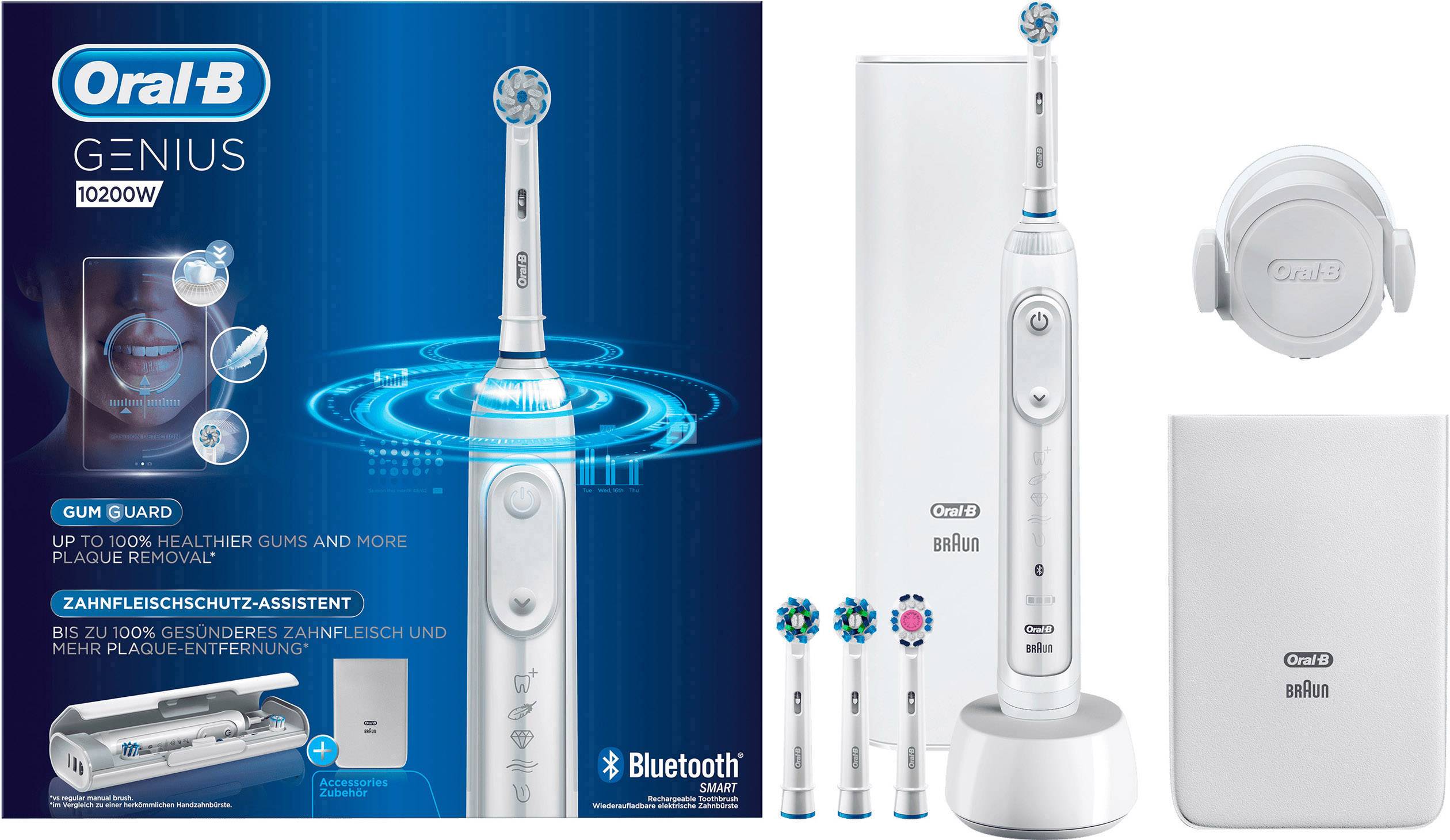 Oral-B Genius 10200W Elektrische tandenborstel Rote | Conrad.nl