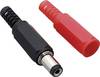 BKL Electronic 075231 Laagspannings-connector Stekker, recht 5.50 mm 2.10 mm 1 set(s)