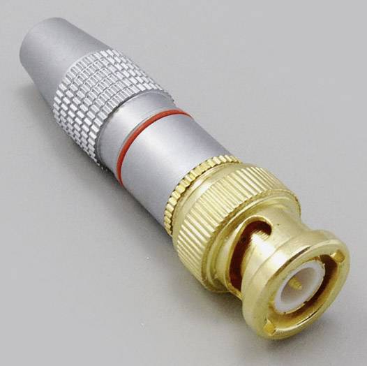 BKL Electronic 0401273 0401273 BNC-connector Stekker, recht 50 Ω 1 stuk(s)