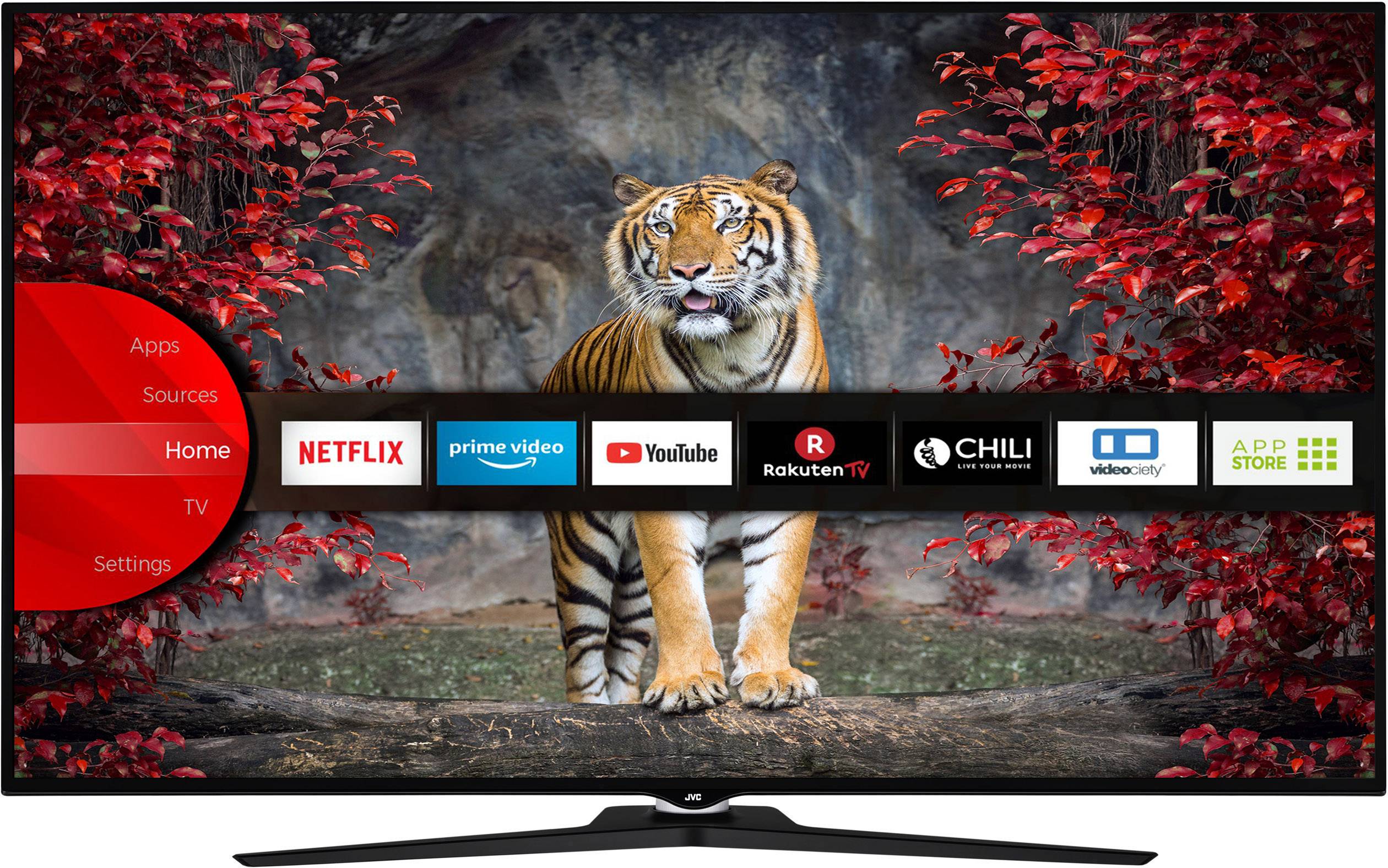 Jvc Lt 65v81 Led Tv 164 Cm 65 Inch Energielabel A A E Dvb T2 Dvb C Dvb S Uhd Smart Tv Wifi Ci Zwart Conrad Nl