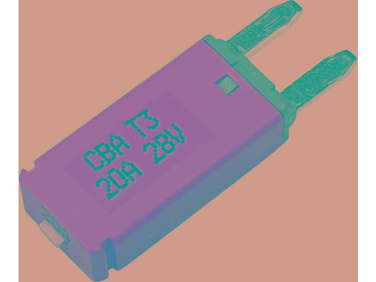 20 A Geel Hansor Circuit Breaker Mini, type 3. Manual Reset, 20A CBA3 Series 20A 1 stuks