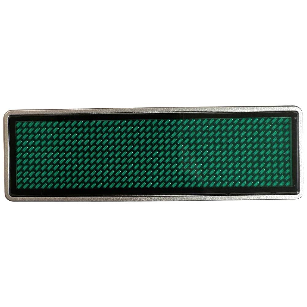 LED-naamplaatje Groen 44 x 11 Pixel (b x h x d) 93 x 30 x 6 mm 125907