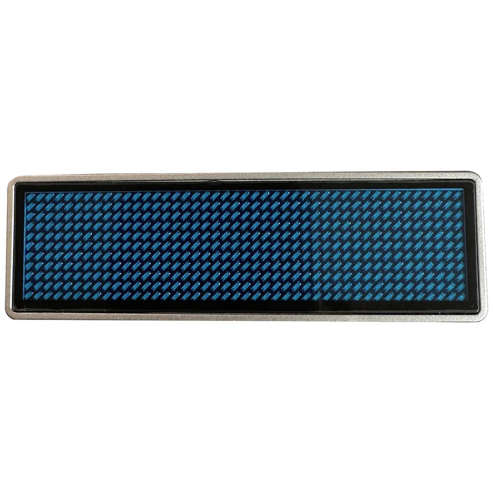 LED-naamplaatje Blauw 44 x 11 Pixel (b x h x d) 93 x 30 x 6 mm 125909