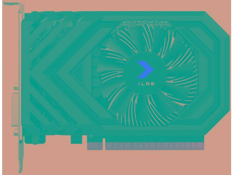 Videokaart PNY Nvidia GeForce GTX1650 XLR8 Gaming OC 4 GB GDDR5-RAM PCIe x16 HDMI, DVI