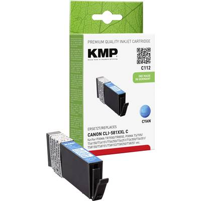 KMP Inkt vervangt Canon CLI-581C XXL Compatibel  Cyaan C112 1578,0203