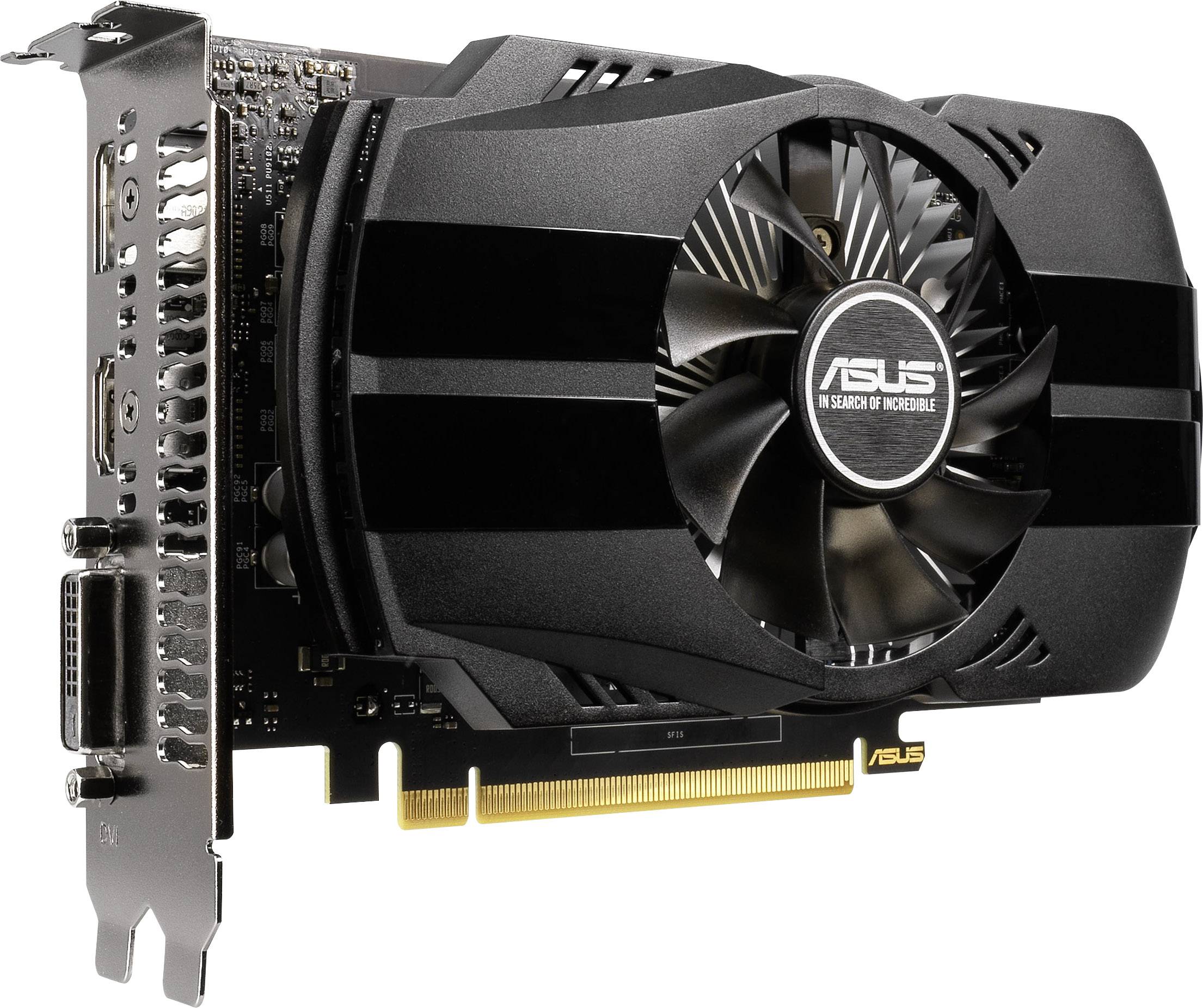 ASUS Geforce GTX 1050 2GB Phoenix Fan Edition DVI-D HDMI DP 1.4