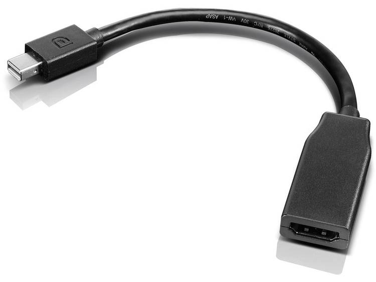 Lenovo 0.2m, mini DisplayPort M-HDMI FM, 40g, black (0B47089)