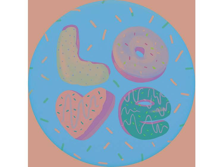 POPSOCKETS Love Donut GSM-standaard Roze
