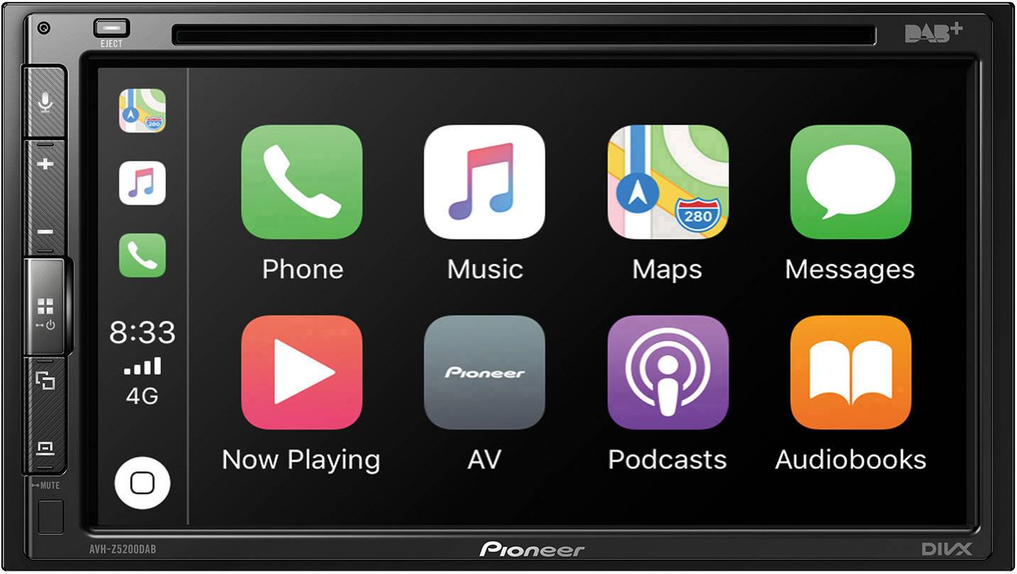 Pioneer AVH-Z5200DAB Autoradio met scherm DIN DAB+ tuner, Bluetooth Aansluiting voor achteruitrijcamer kopen ? Conrad
