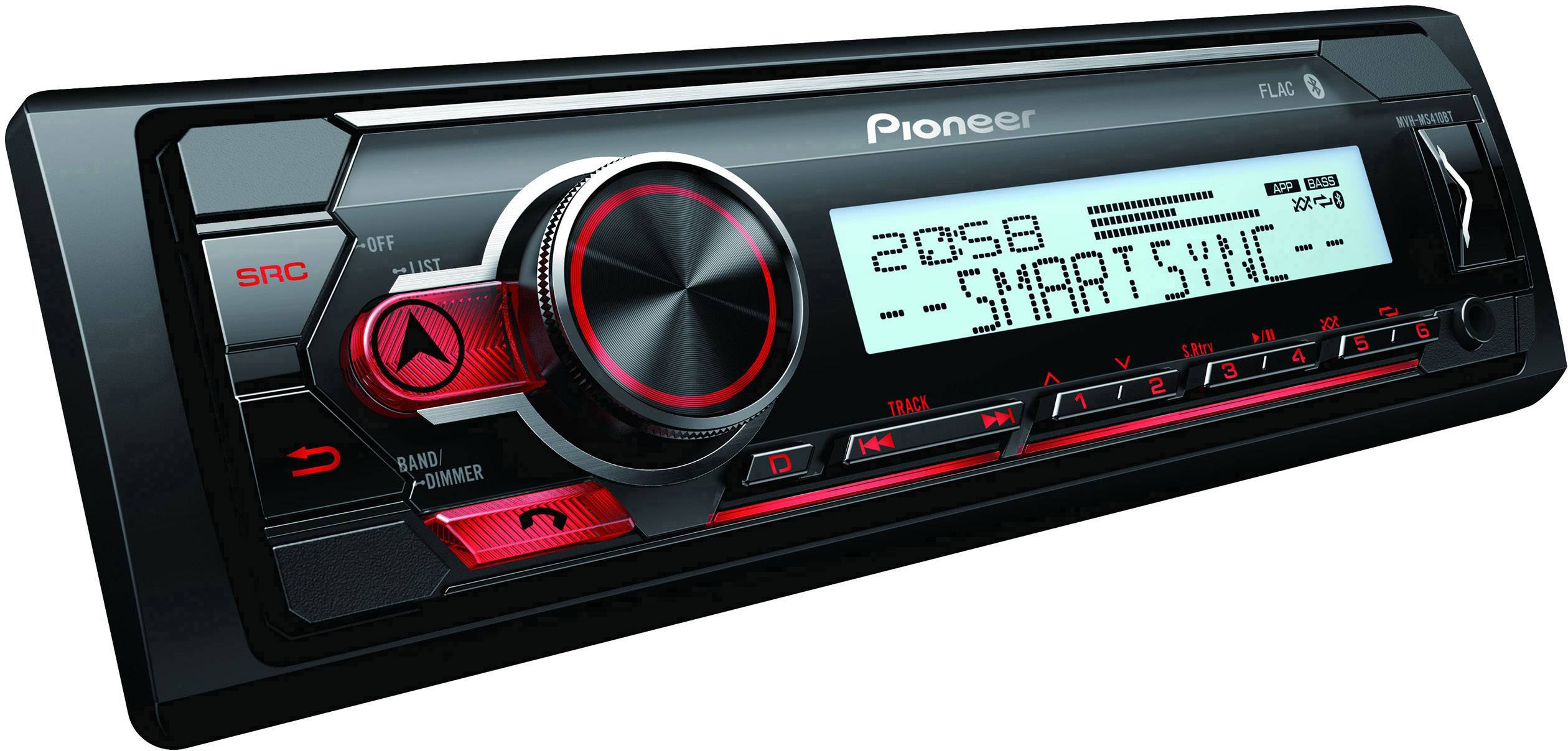 Pioneer MVH-MS410BT Autoradio enkel DIN Spatwaterdicht | Conrad.nl