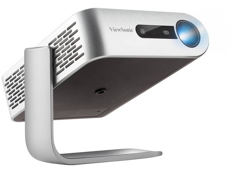 Viewsonic Beamer M1+ LED Helderheid: 125 lm 854 x 480 WVGA 120000 : 1 Zilver
