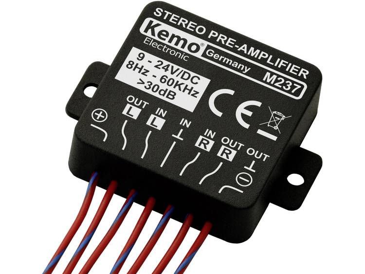 Kemo M237 Stereo-versterker 24 V-DC