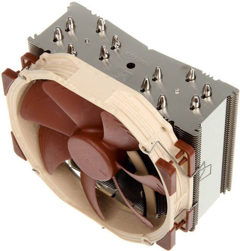 Noctua NH-U14S computerkoelcomponent, processorkoeler, 12 cm, bruin, roestvrij staal-1