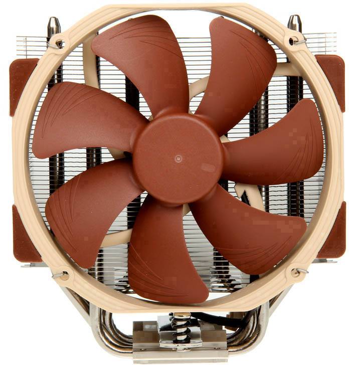 Noctua NH-U14S computerkoelcomponent, processorkoeler, 12 cm, bruin, roestvrij staal-2
