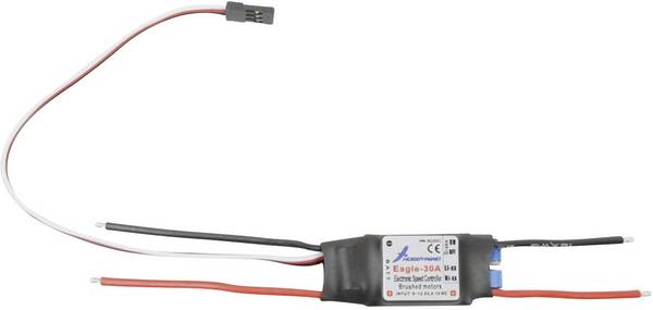 Hobbywing Eagle 30A Brushed snelheidsregelaar voor RC vliegtuig Belastbaarheid (max.): 40 A