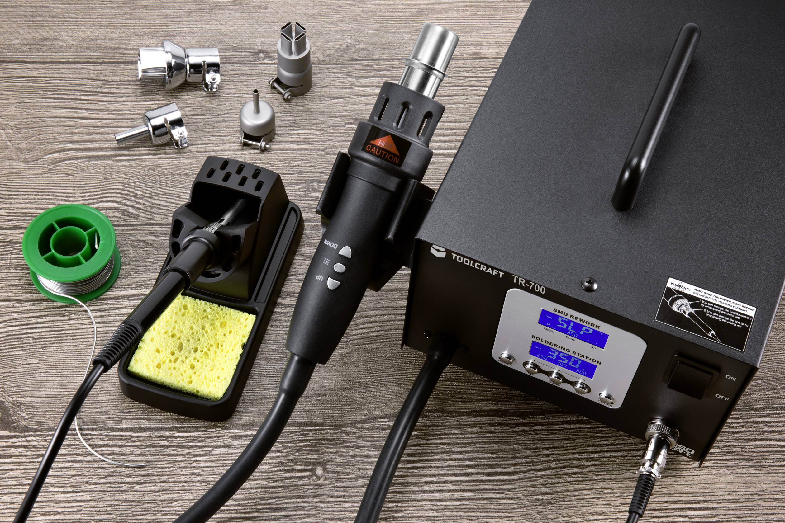 TOOLCRAFT TR-700 Soldeerstation 700 W 200 - 480 °C-4