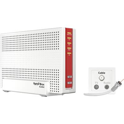 AVM FRITZ!Box 6591 Cable WiFi-router met modem Geïntegreerd modem: Kabel 2.4 GHz, 5 GHz           