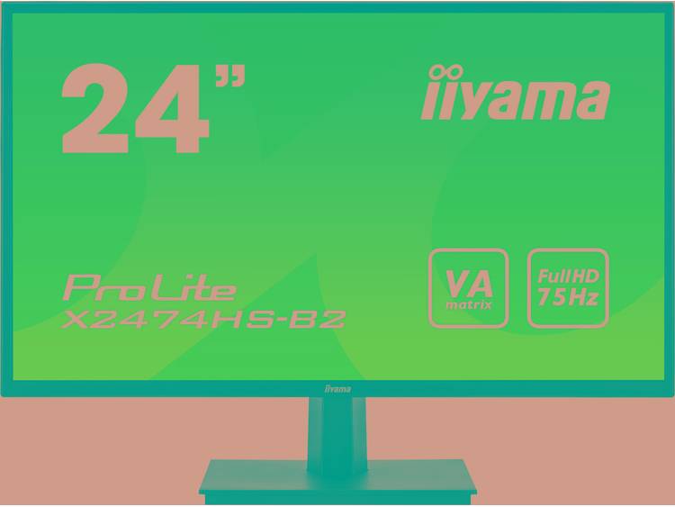 Iiyama ProLite X2474HS-B2 computer monitor 59,9 cm (23.6) Full HD LED Flat Mat Zwart