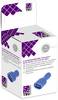TRU COMPONENTS T1904C116 Assortiment platte stekkers (female) Insteekbreedte: 4.80 mm Insteekdikte: 0.80 mm 180 ° Volledig geïsoleerd Blauw 25 stuk(s)