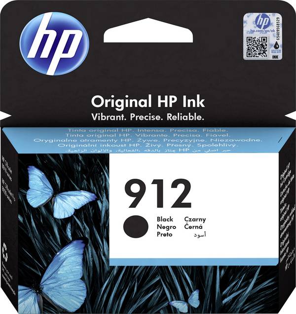 HP 912 Inktcartridge  Origineel Zwart 3YL80AE Inkt